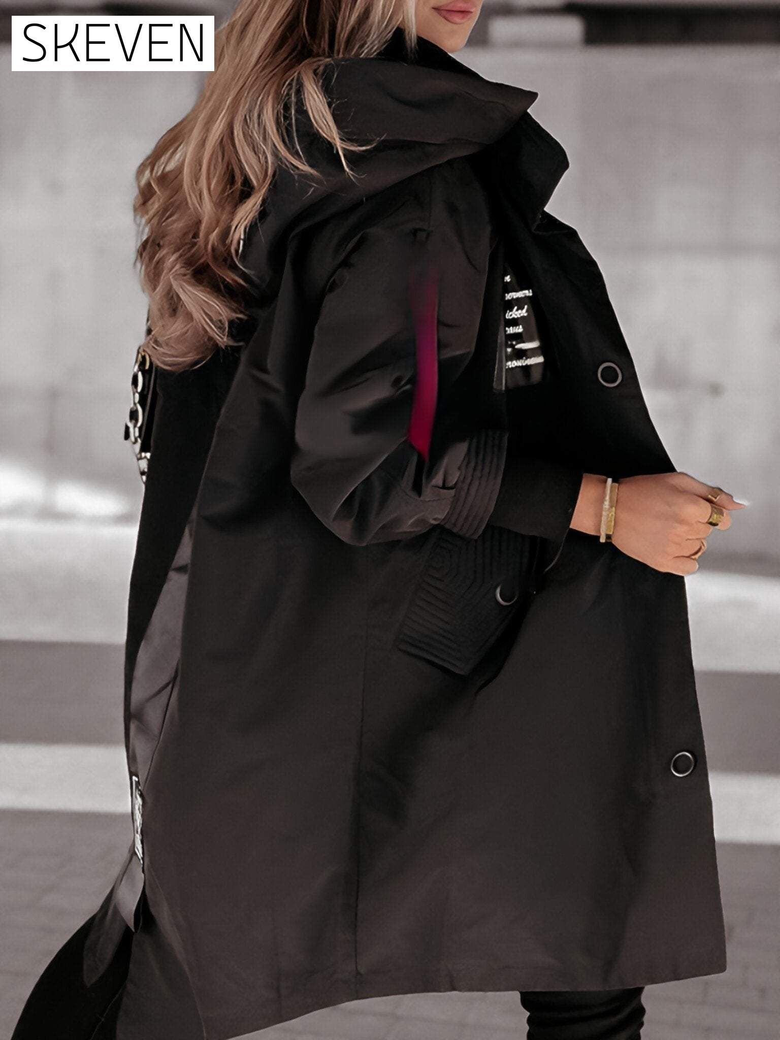 Women's Hooded Long Sleeve Jacket Coats Tops