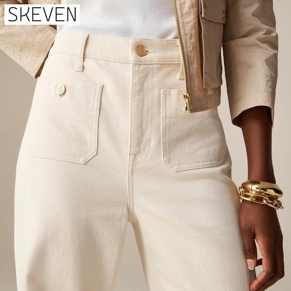 Tummy Control Sailor Wide Leg Trouser