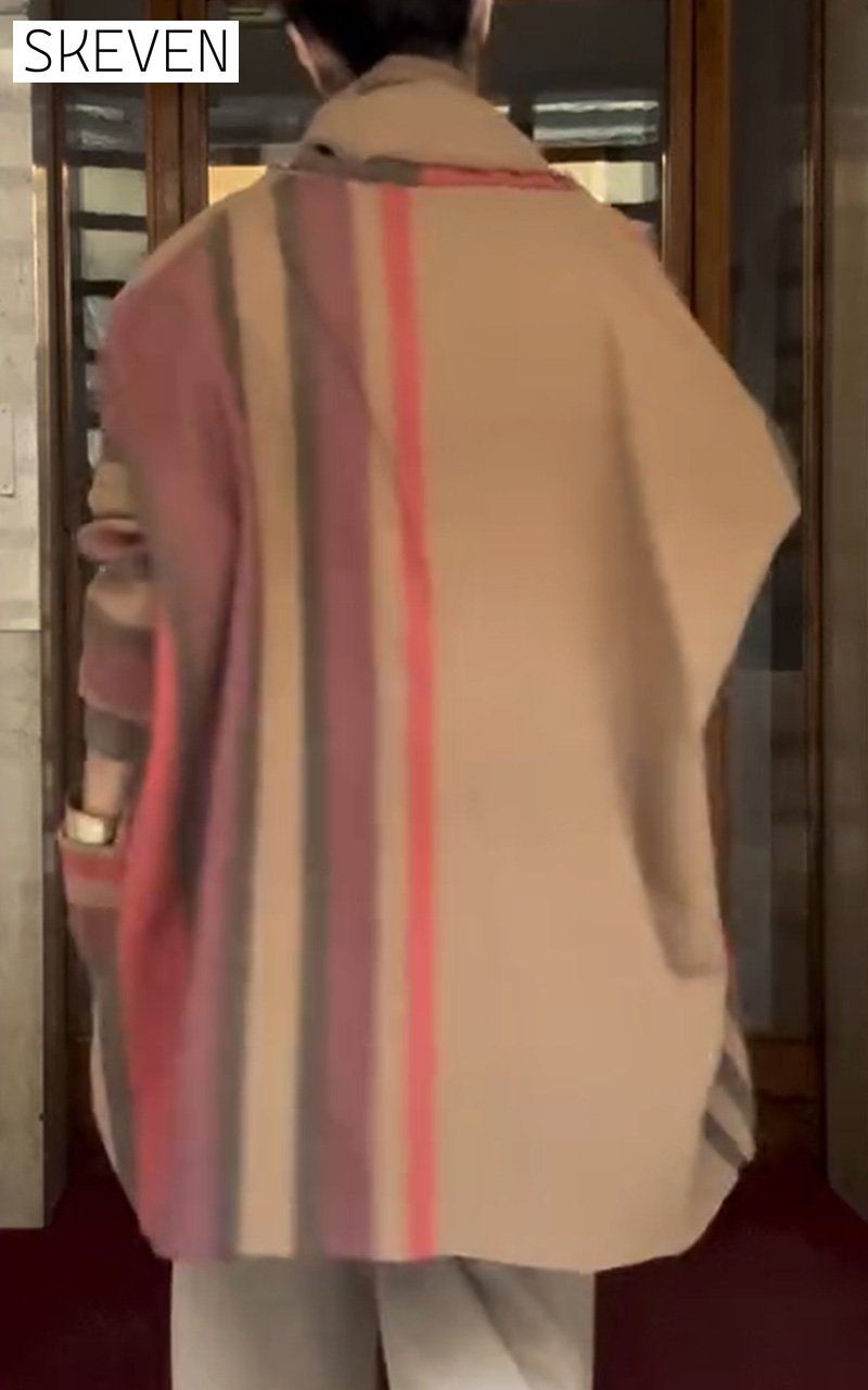 Women's vintage plaid woolen cardigan Sweaters Tops