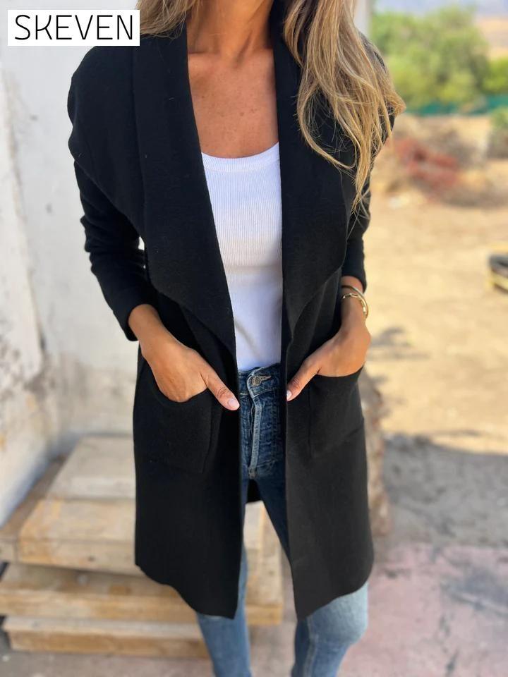 Casual Lapel Cardigan Jacket cotton Jacket