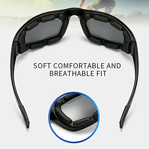 Kofdwno Goggles for Motorcycle - UV Protection & Clarity