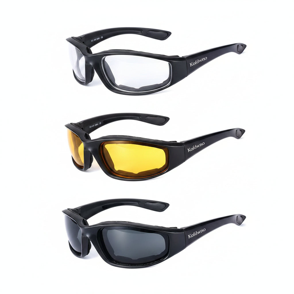Kofdwno Goggles for Motorcycle - UV Protection & Clarity