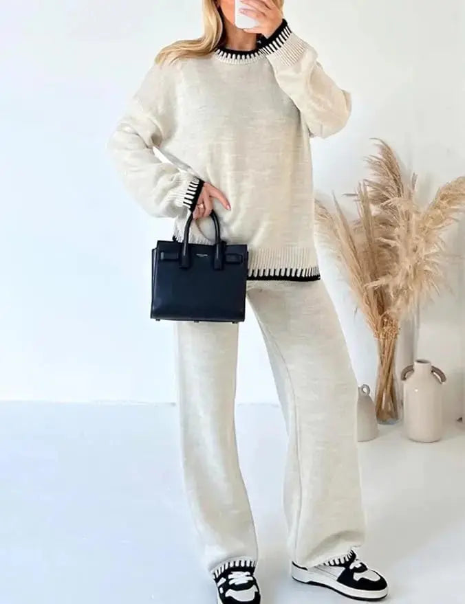 LÁVINE™ Women Two Piece Suit – Elegant Warm Tailored Set