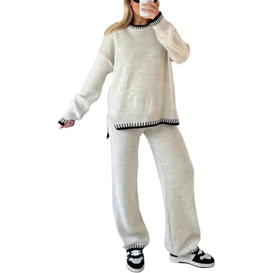 LÁVINE™ Women Two Piece Suit – Elegant Warm Tailored Set
