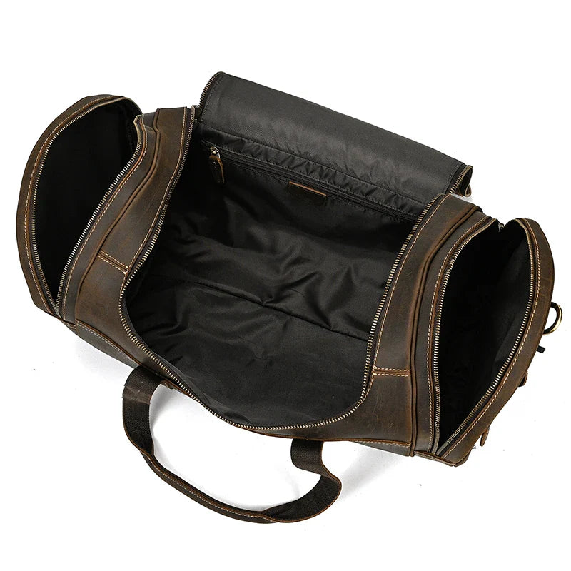 Leather Crossbody Mini Bag for Travel Enthusiasts