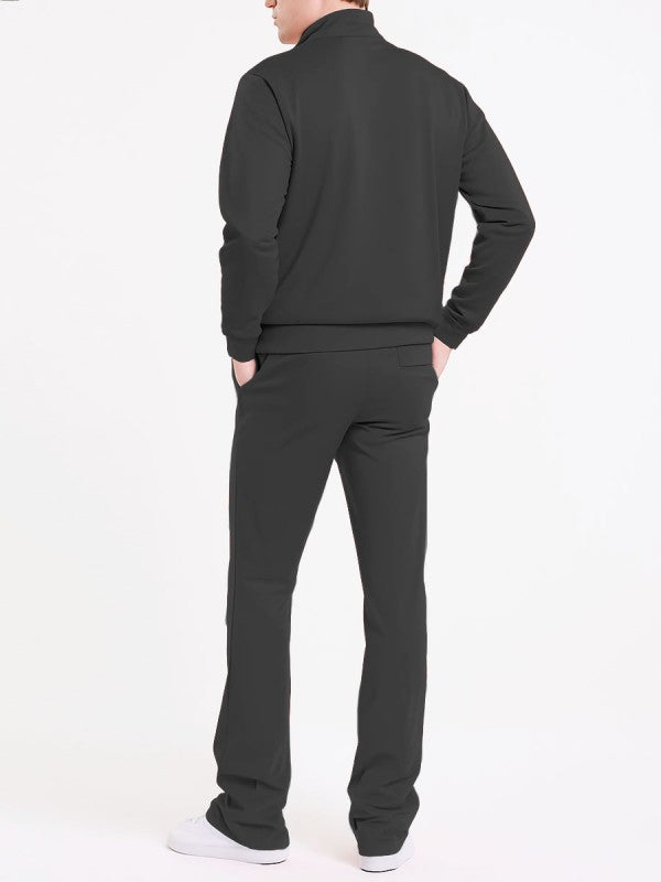 Men's Solid Flare Stacked Set - Stylish Activewear