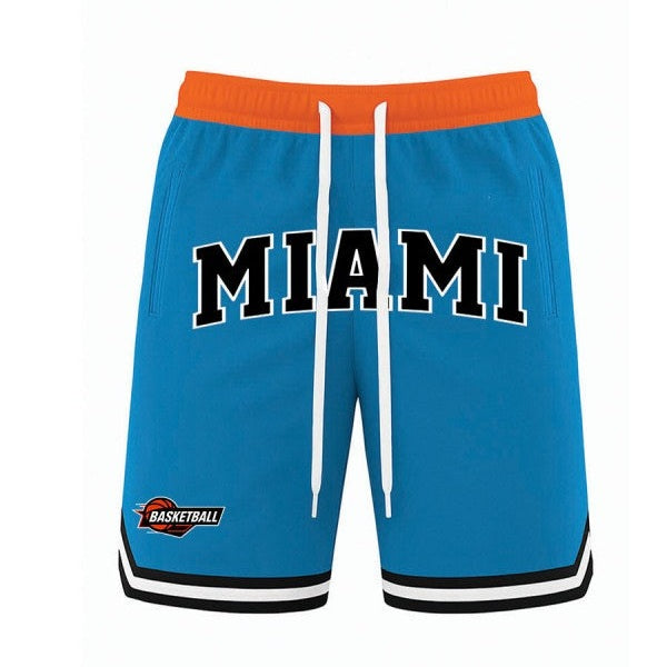 VacationGrabs Men's 23 Chicago Basketball Shorts Blue