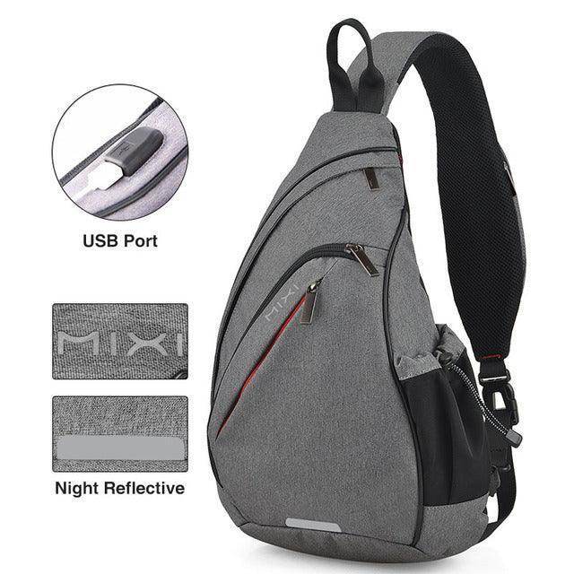 VacationGrabs USB Charging Crossbody Backpack