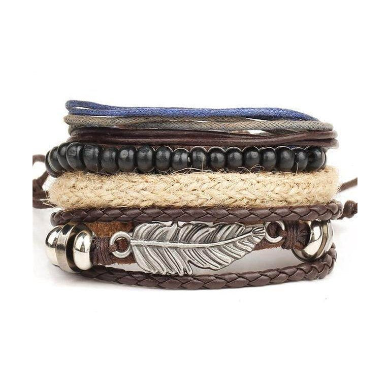 VacationGrabs Multi-Layer Bracelet Fashion for Men