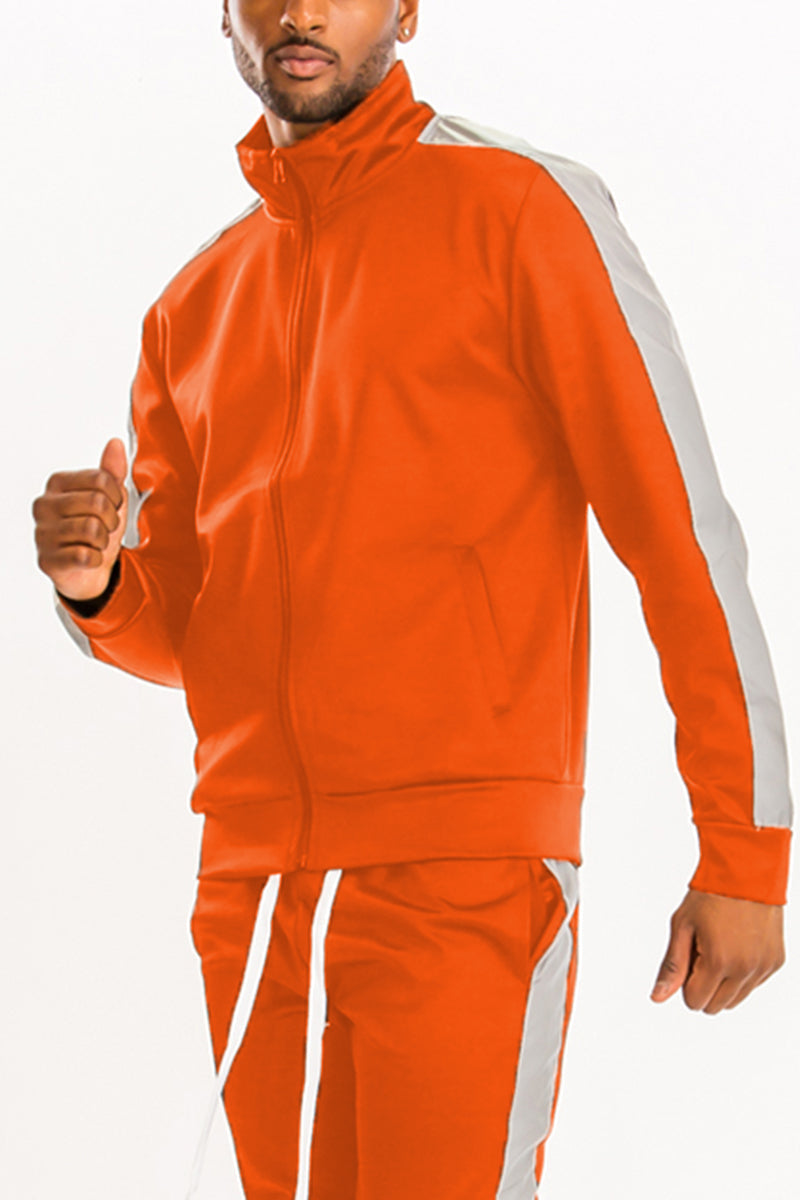 Men's Single Stripe Full-Zip Track Jacket