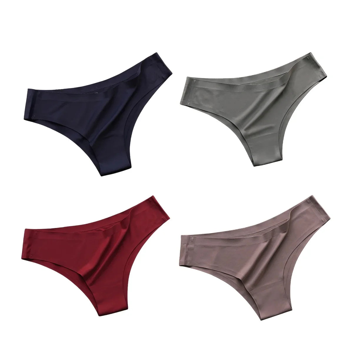 4-Pack Women's Seamless Panties for Comfortable Fit