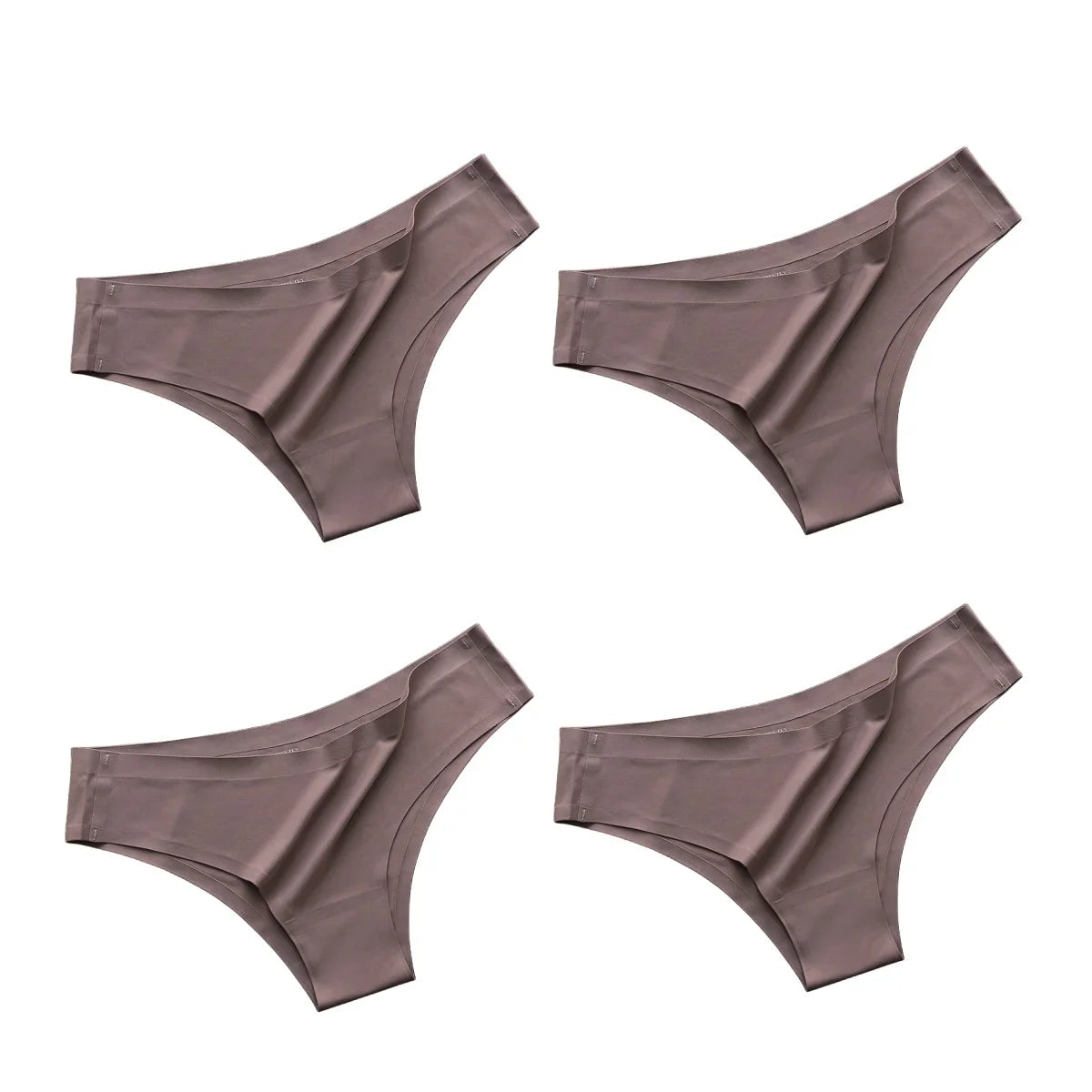 4-Pack Women's Seamless Panties for Comfortable Fit