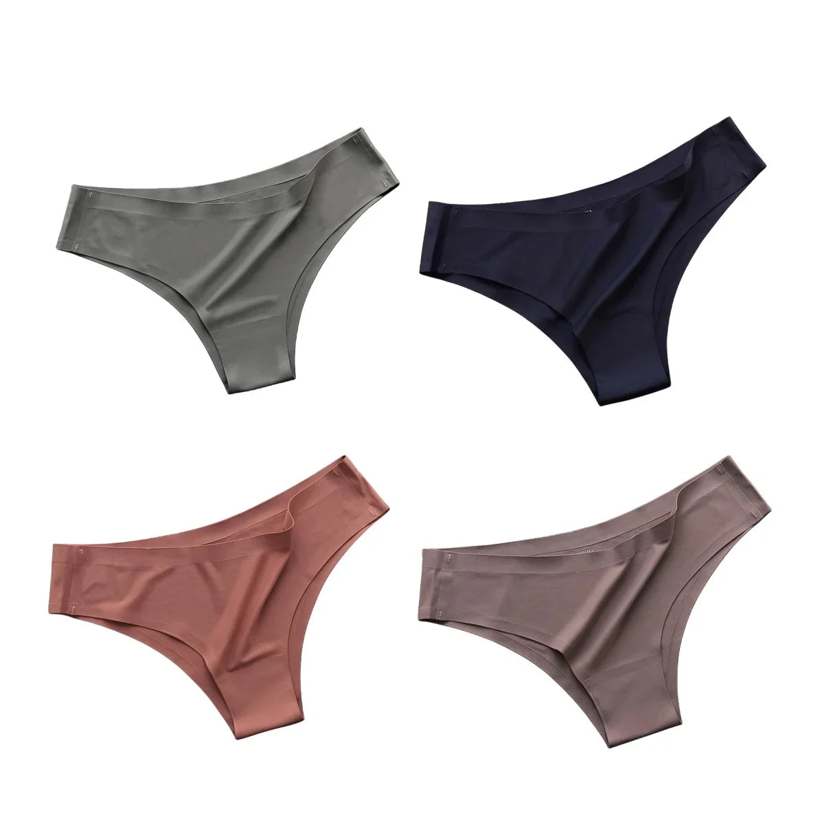 4-Pack Women's Seamless Panties for Comfortable Fit