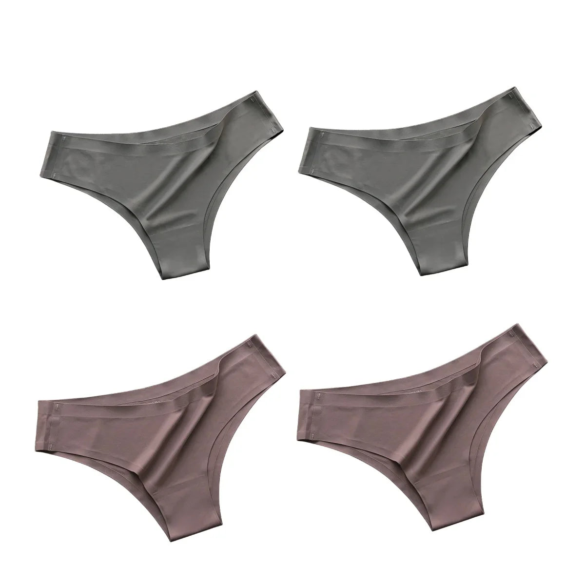 4-Pack Women's Seamless Panties for Comfortable Fit