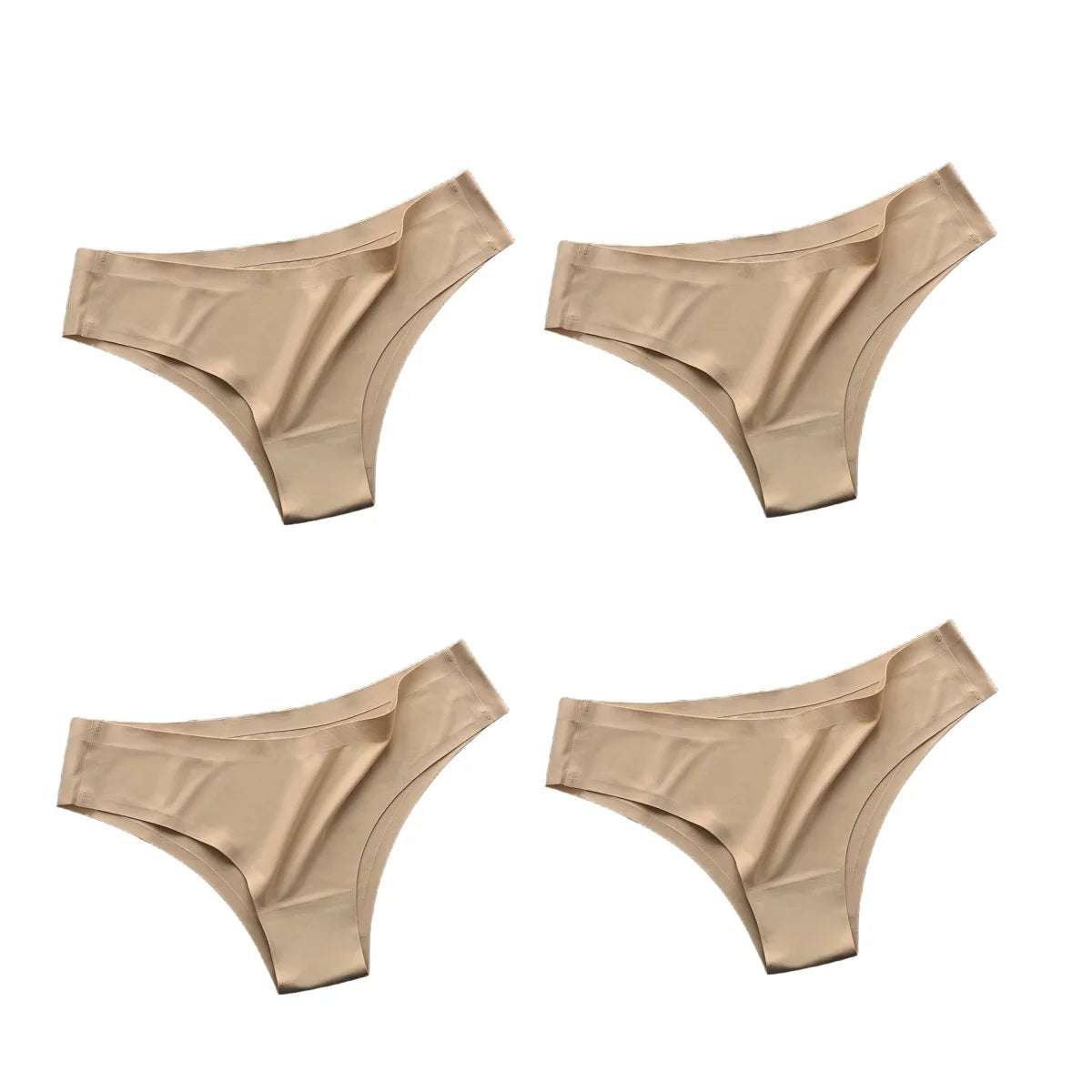 4-Pack Women's Seamless Panties for Comfortable Fit