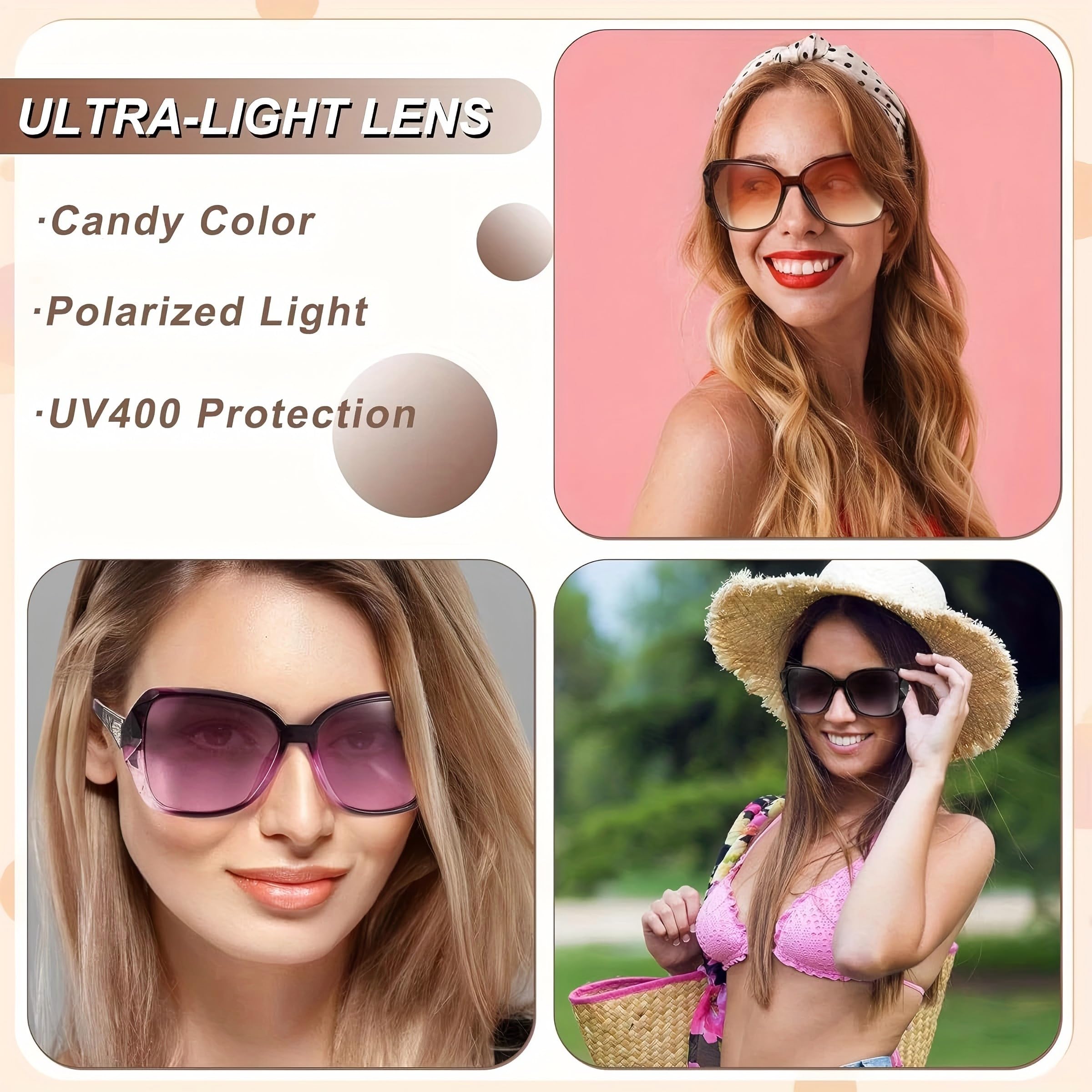 Chic Polarized Sunglasses for Women Travelers