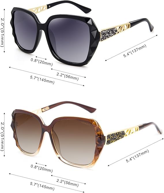 Chic Polarized Sunglasses for Women Travelers