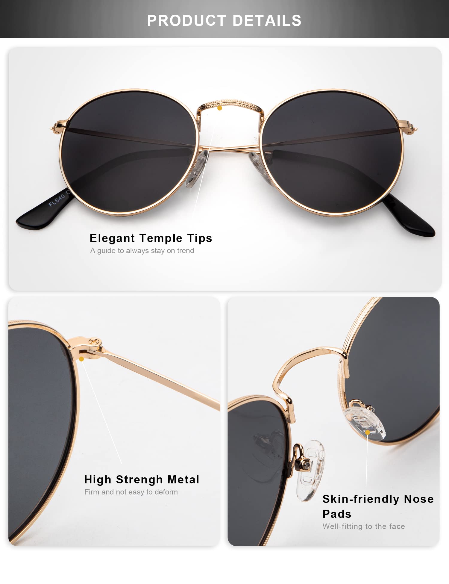 Travel-Ready Polarized Sunglasses for Men & Women