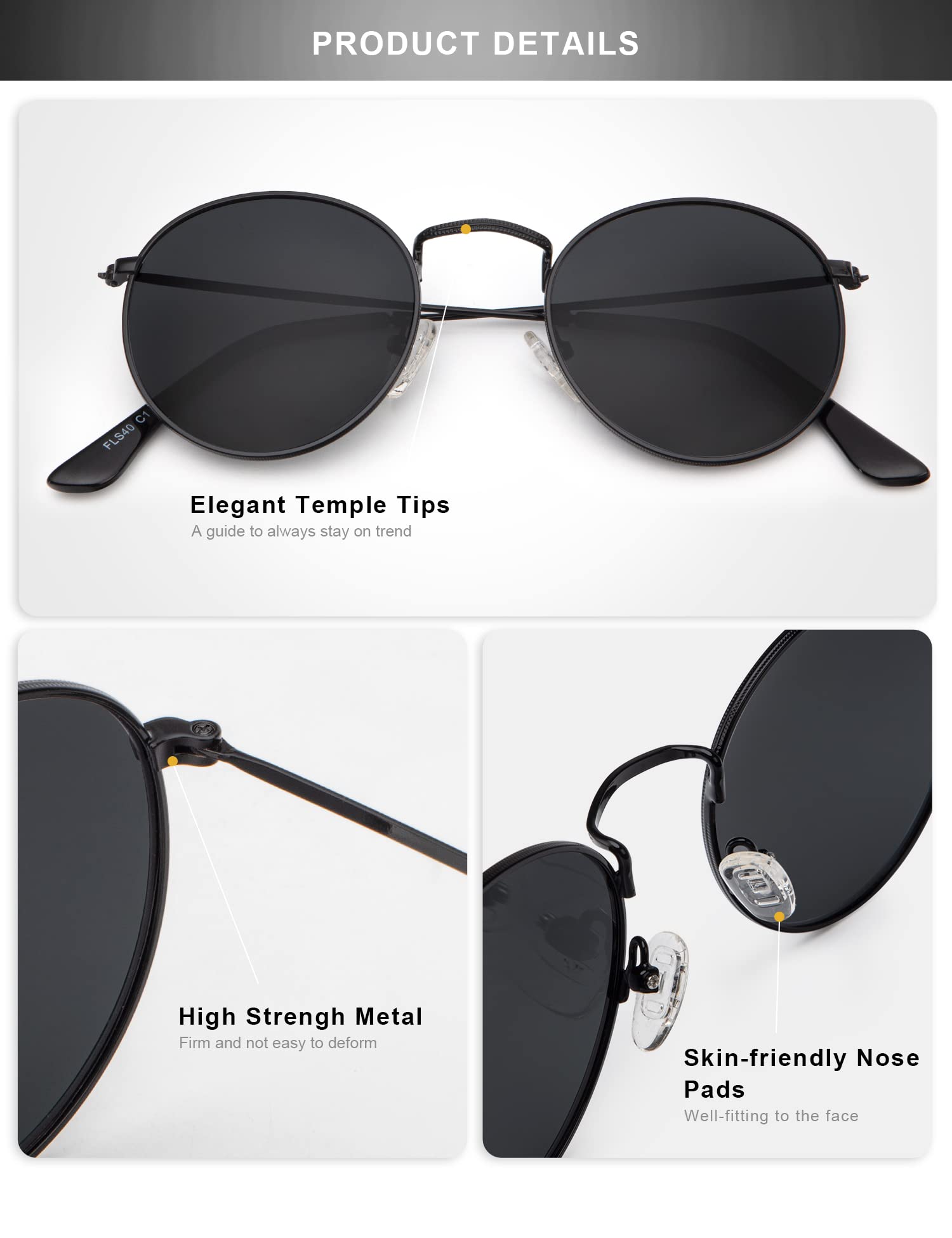 Travel-Ready Polarized Sunglasses for Men & Women