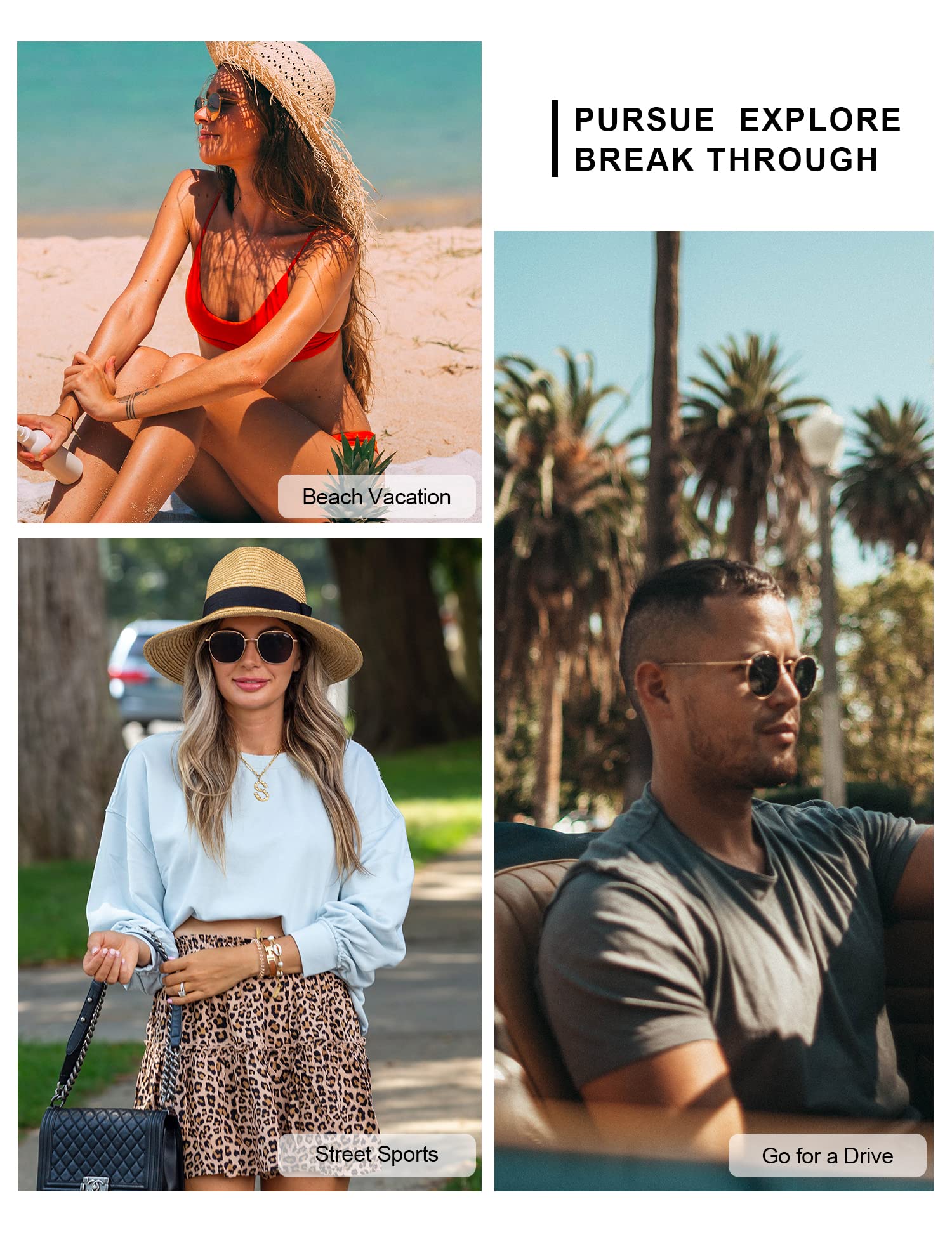 Travel-Ready Polarized Sunglasses for Men & Women