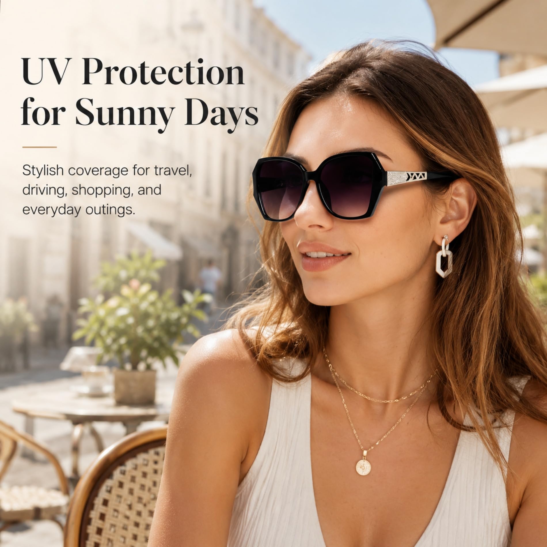 Chic Polarized Sunglasses for Women Travelers