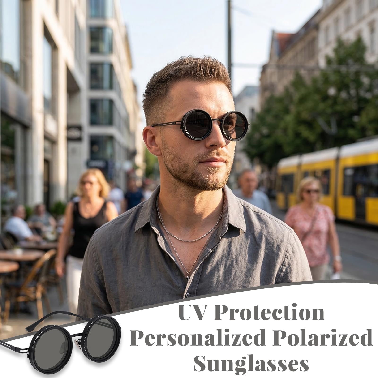 Polarized Sunglasses for Men - Travel Essential Gear