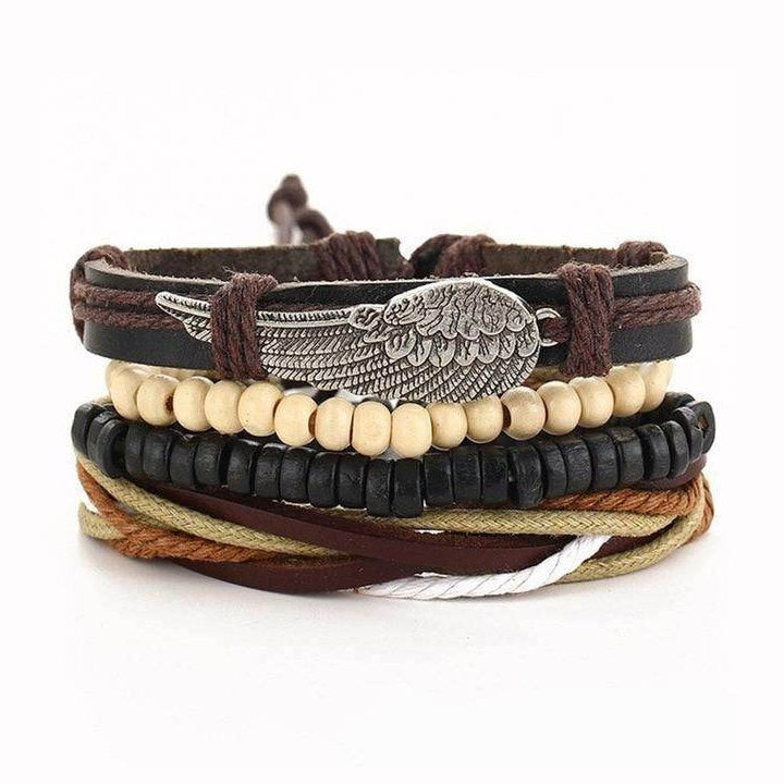 VacationGrabs Punk Arm Band Jewelry for Men