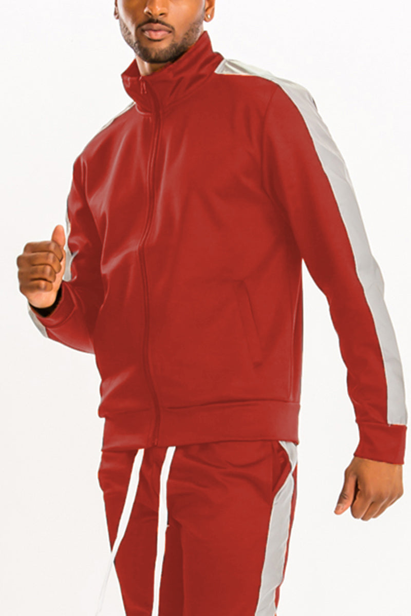 Men's Single Stripe Full-Zip Track Jacket