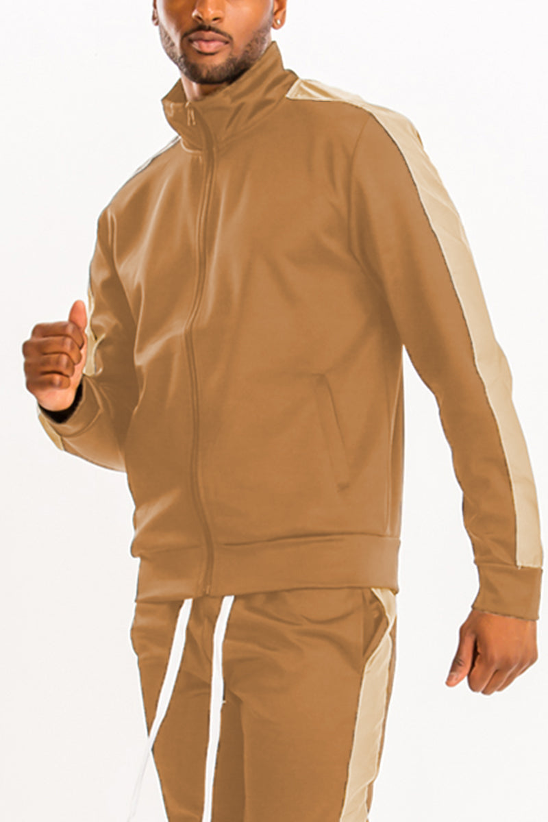 Men's Single Stripe Full-Zip Track Jacket