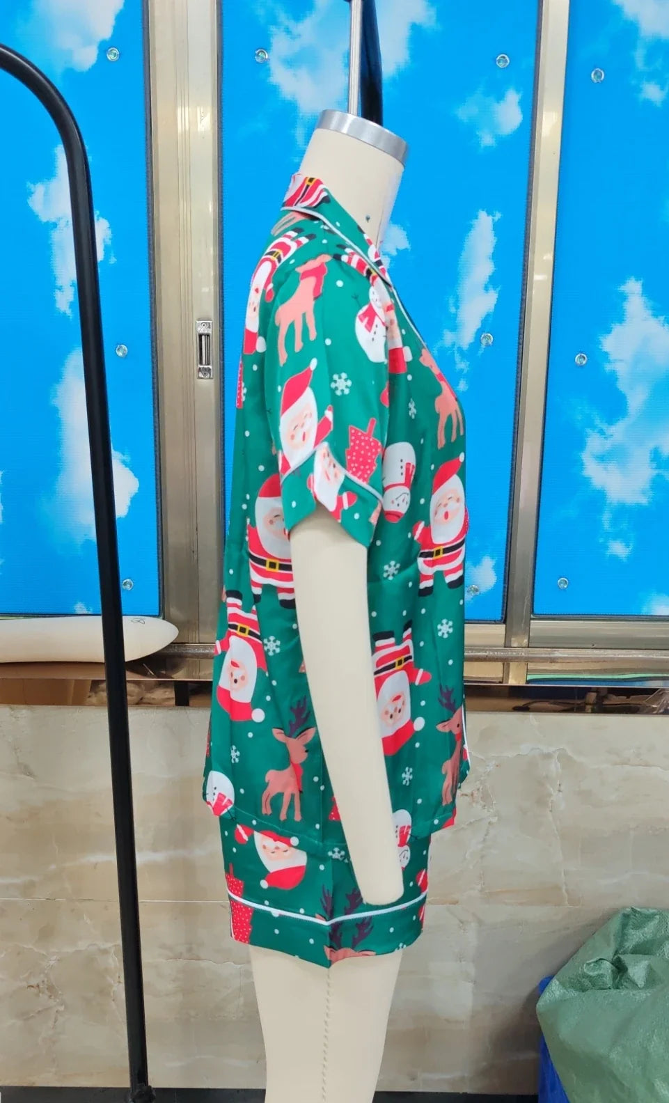 Festive Satin Sleepwear Sets for Women