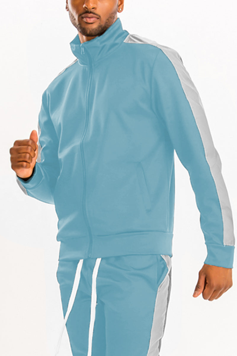 Men's Single Stripe Full-Zip Track Jacket