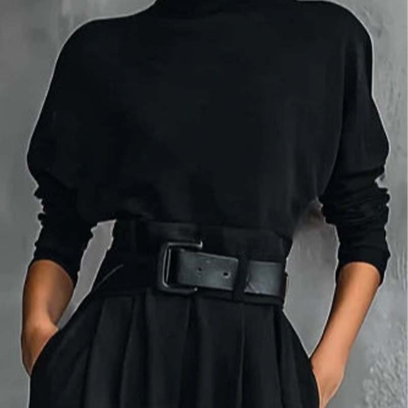 ⏳Limited-time 50% off⏰Women’s Elegant Turtleneck Top & High-Waist Pants Set👚👖