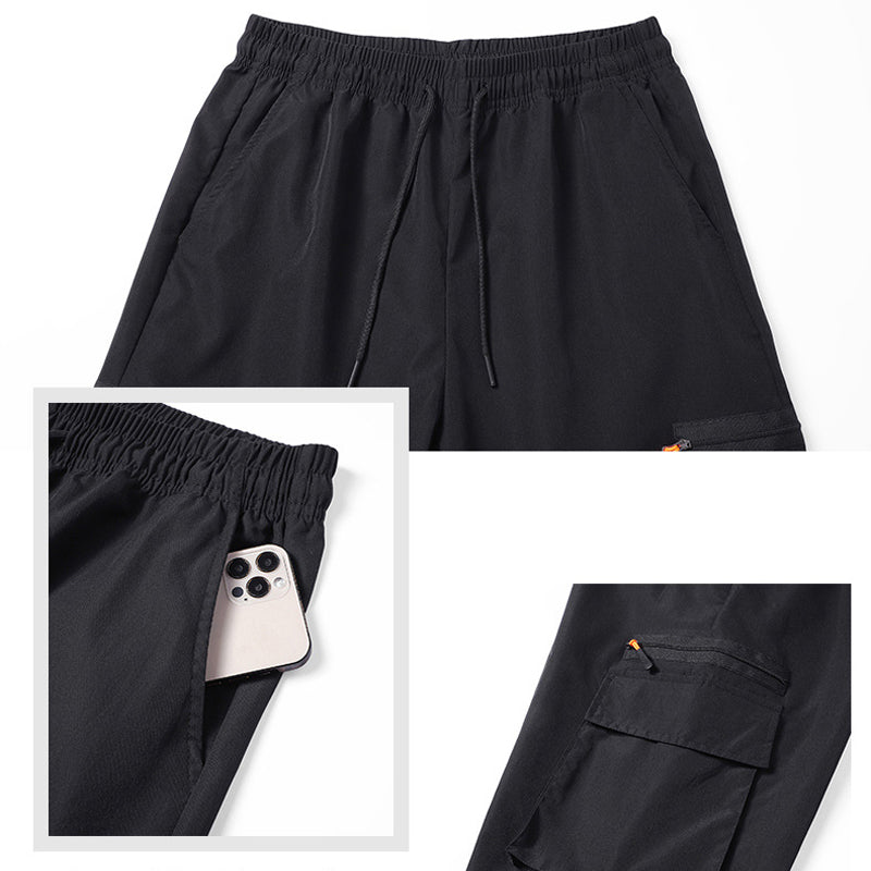 👖⏳ LAST DAY SALE ONLY ￡13.99!!🔥 Men's Casual Cargo Pants with Multiple Pockets – Adjustable Waist, Durable Fabric 🏔️