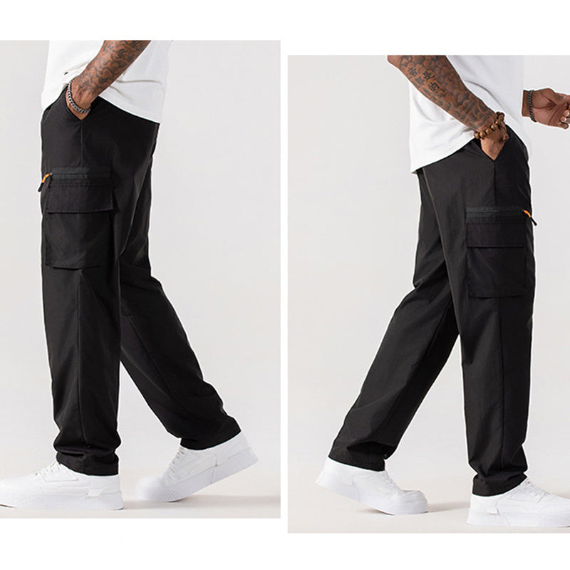 👖⏳ LAST DAY SALE ONLY ￡13.99!!🔥 Men's Casual Cargo Pants with Multiple Pockets – Adjustable Waist, Durable Fabric 🏔️