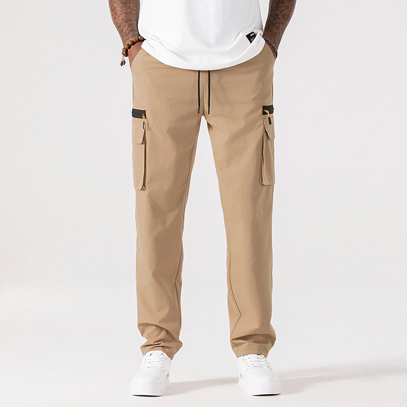 👖⏳ LAST DAY SALE ONLY ￡13.99!!🔥 Men's Casual Cargo Pants with Multiple Pockets – Adjustable Waist, Durable Fabric 🏔️