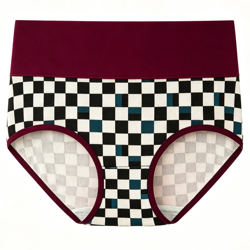 💖LIMITED OFFER – Buy 1 Get 3 Packs✨Women's High Waisted Cotton Panties,👍Soft & Breathable& Comfortable & Stretchy Full Coverage Briefs for Everyday Wear