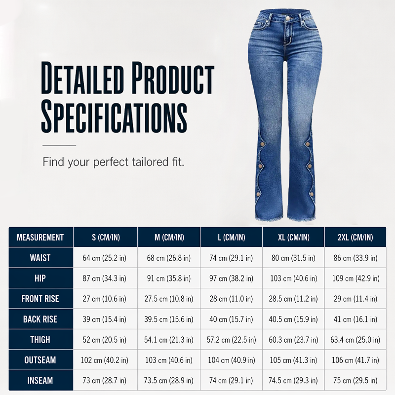 ⏰Last Day Sale 50% Off💃Women High Waisted Distressed Flare Jeans