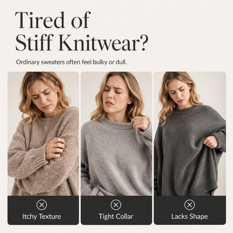 ⌛Limited-Time Offer-Women's Loose Casual V-Neck Striped Sweater