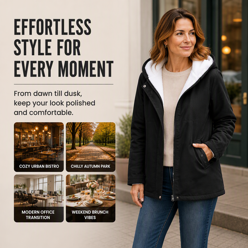 Women's Thickened Hooded Winter Jacket
