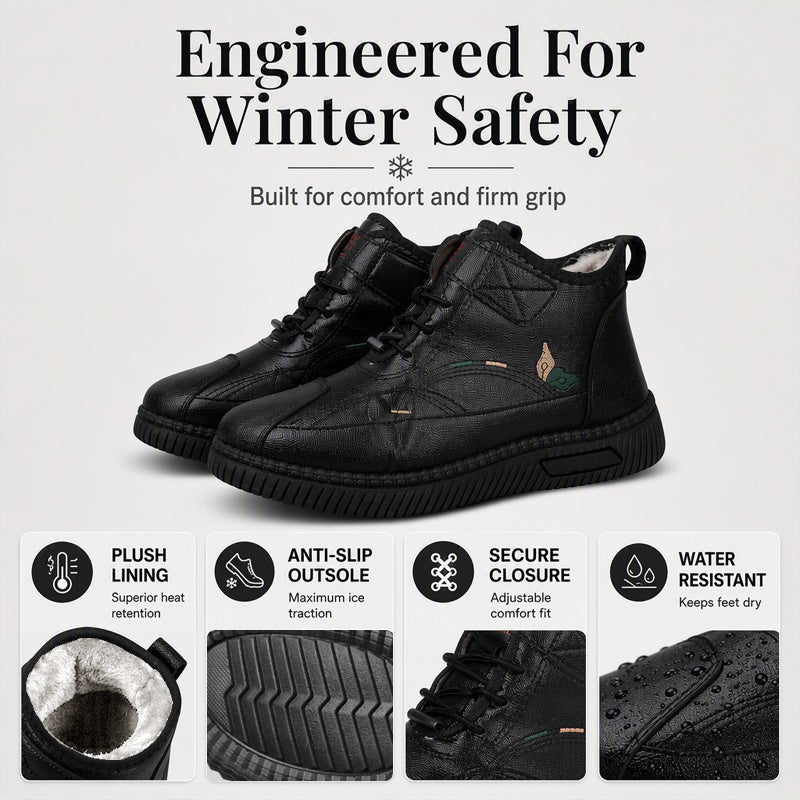 Women's Warm-Lined Non-Slip Snow Boots