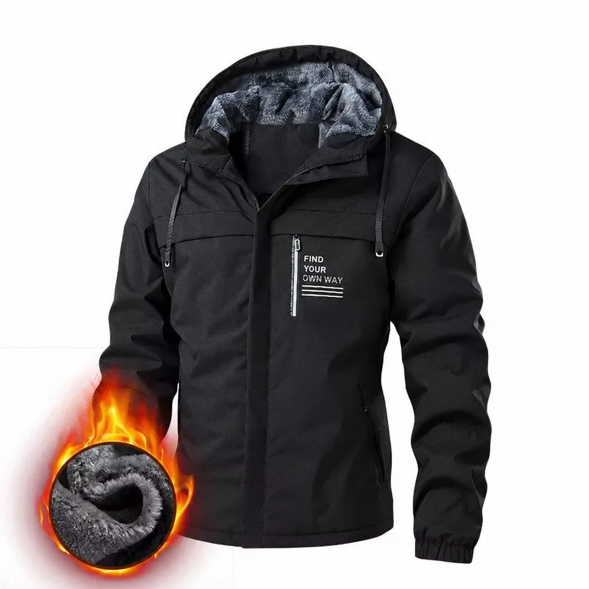 🔥LAST DAY SALE 70% OFF👍✨🌧️ Weather Protection, Everyday Versatility | Men's Detachable-Hood Windbreaker