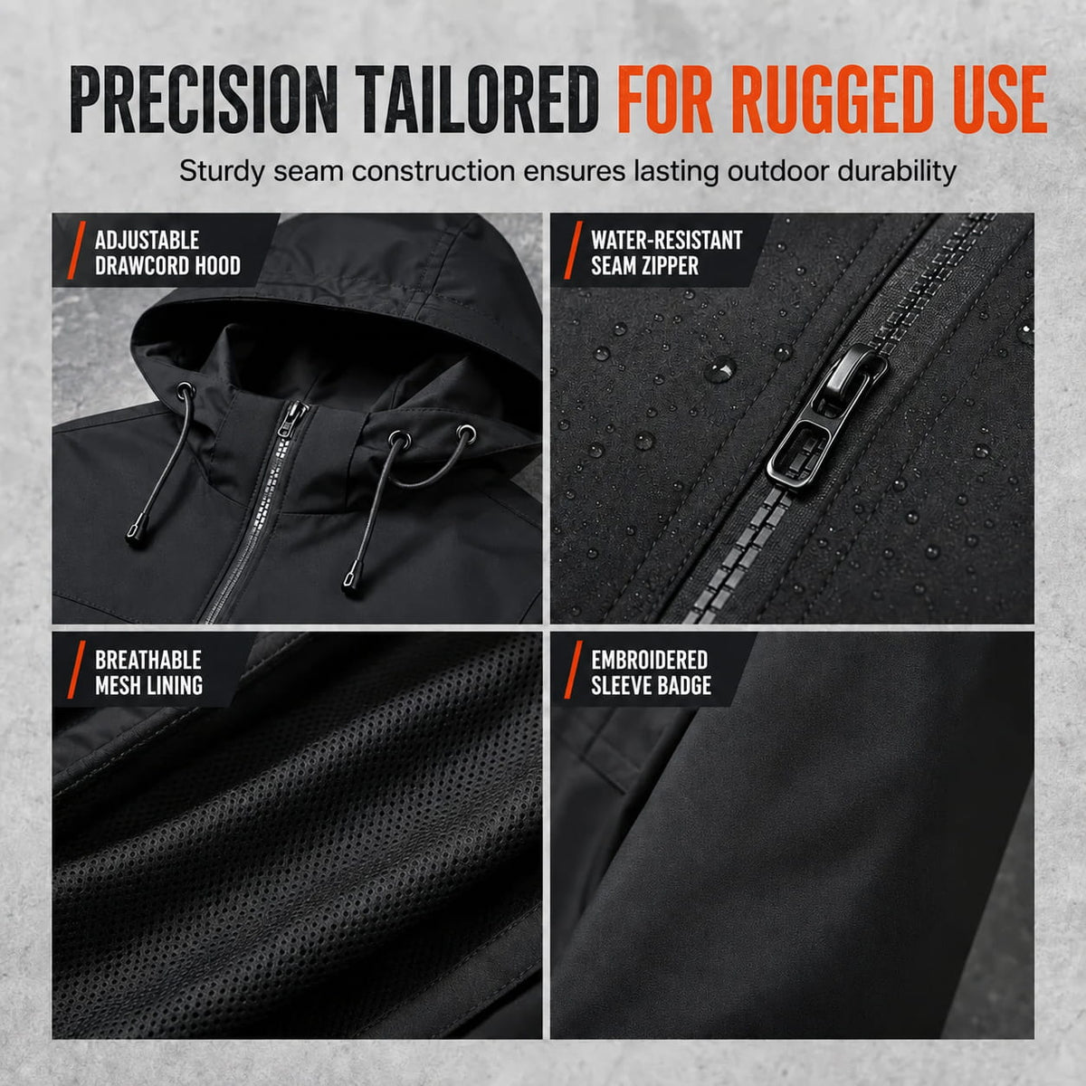 🔥LAST DAY SALE 70% OFF👍✨🌧️ Weather Protection, Everyday Versatility | Men's Detachable-Hood Windbreaker