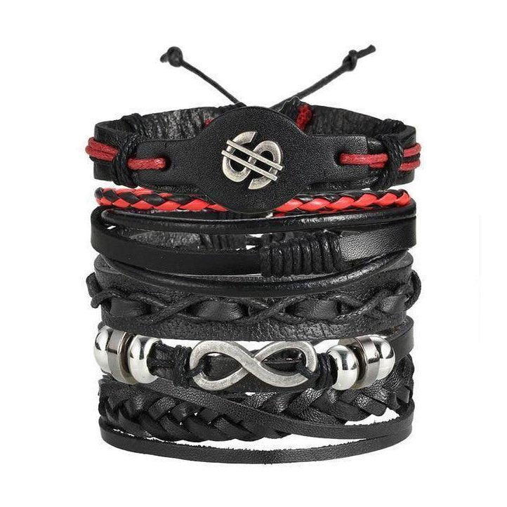 VacationGrabs Stylish Infinity Symbol Bracelet Set