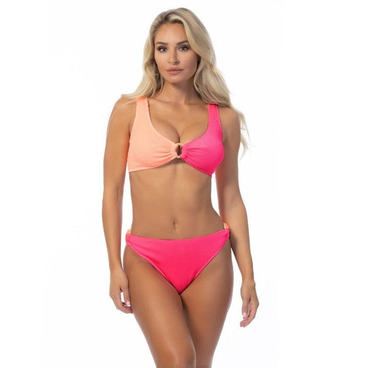 Stylish Vacation Bikini Set - 2PC Swimwear