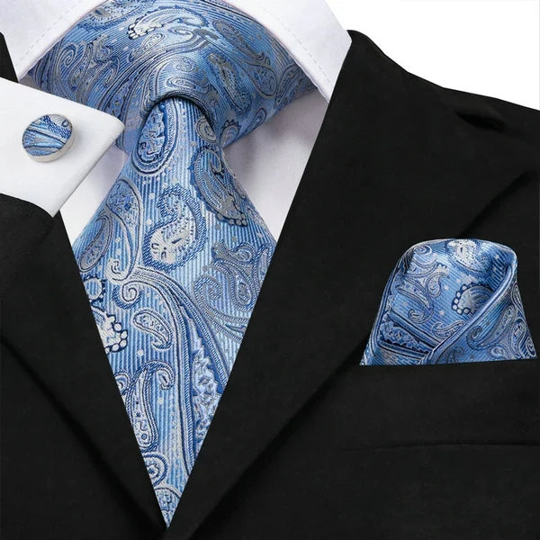 Three Piece Wedding Tie Sets for Elegant Occasions