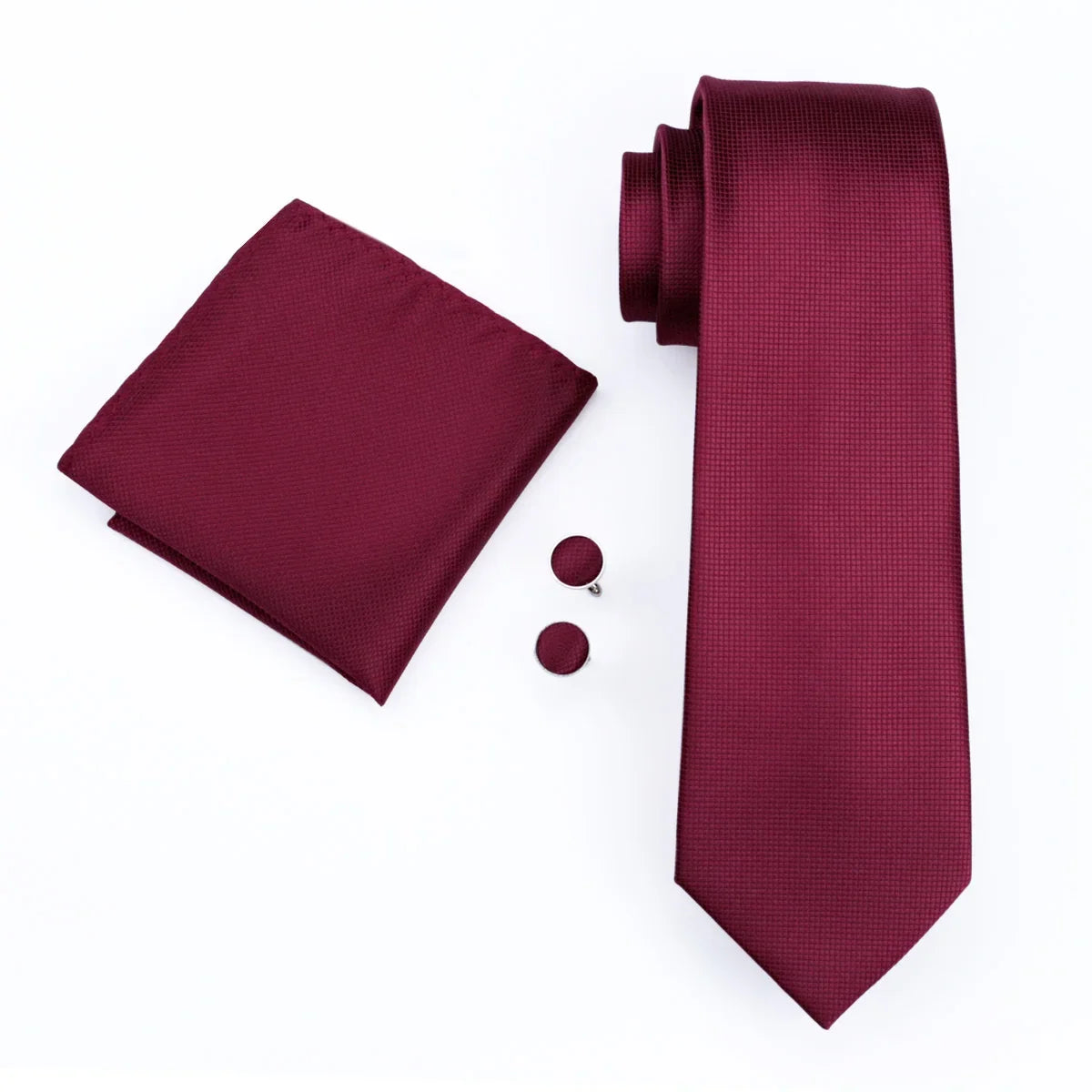 Burgundy Tie for Formal Men's Attire