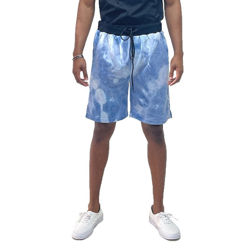 VacationGrabs Tie Dye Lounge Shorts for Men - Comfortable