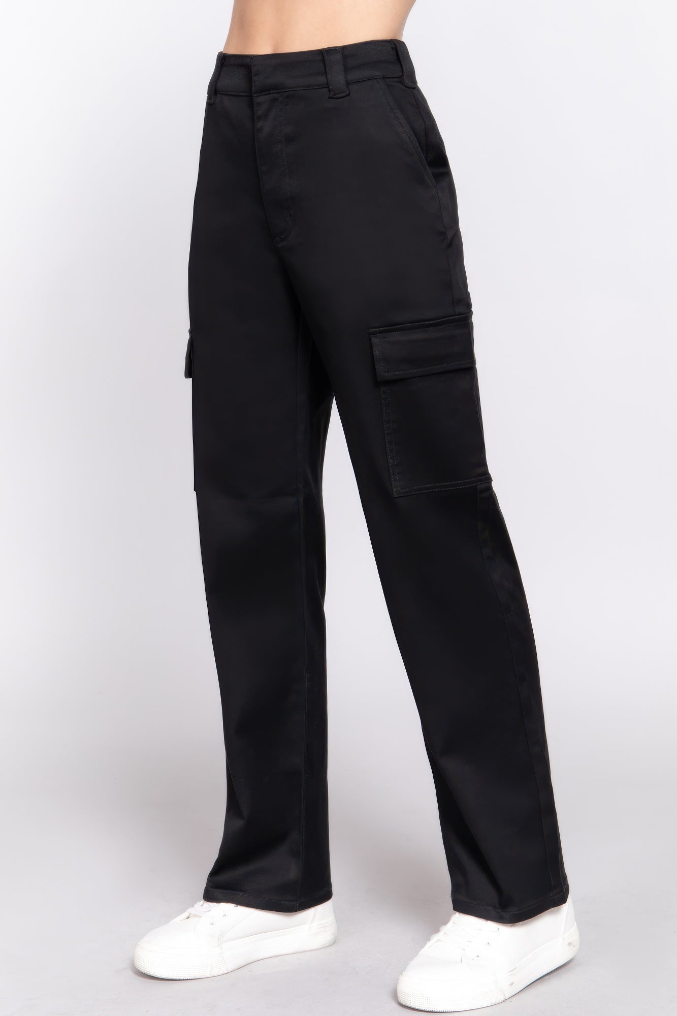 VacationGrabs Women's Casual Straight Leg Trousers