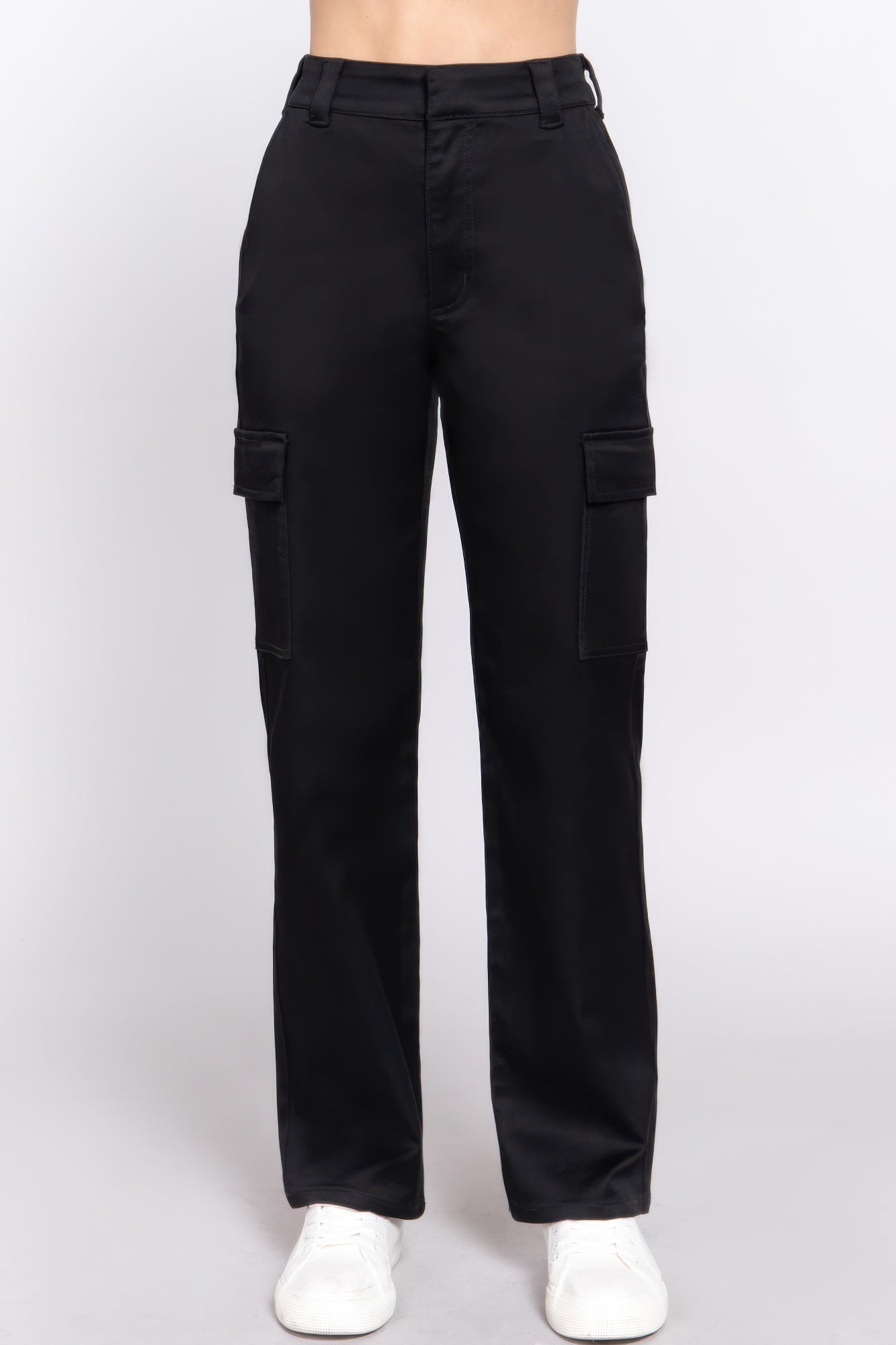 VacationGrabs Women's Casual Straight Leg Trousers