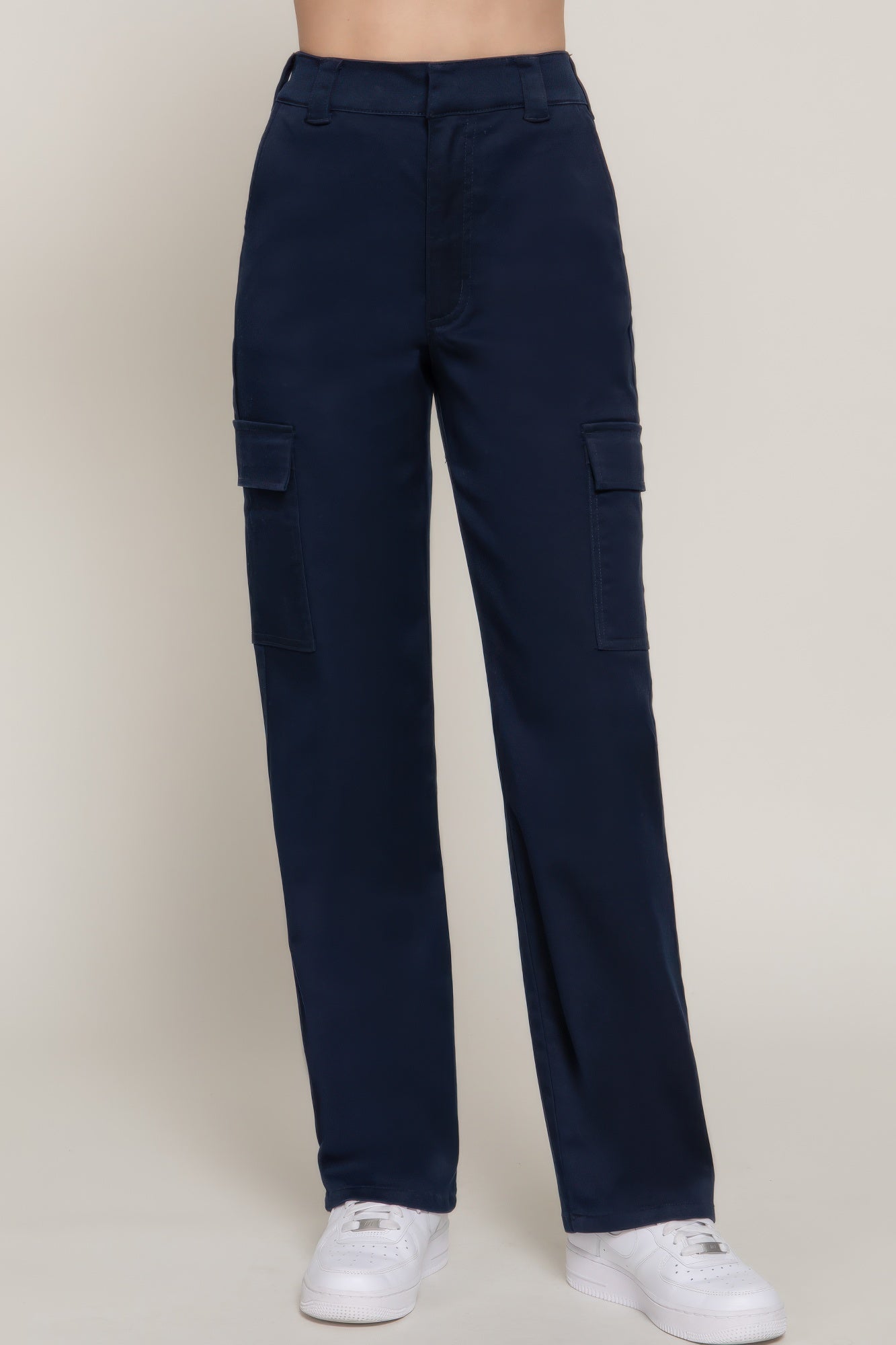 VacationGrabs Women's Casual Straight Leg Trousers